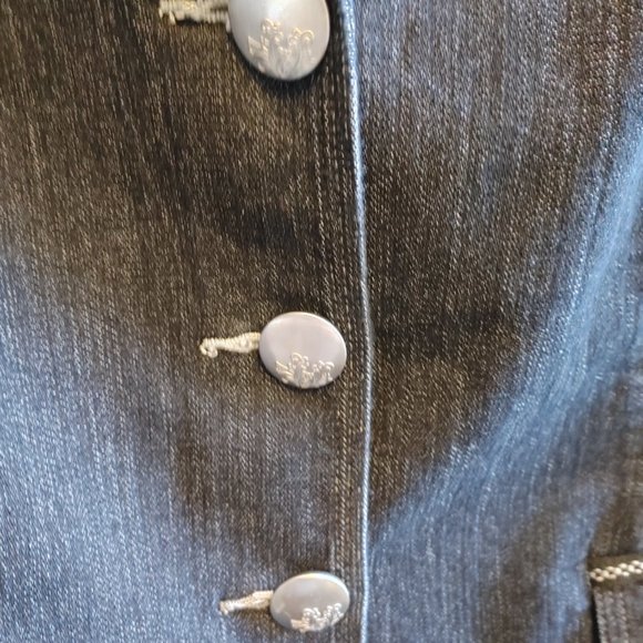 Ladies Alia Dark Wash Denim Jacket Size 10 - Picture 3 of 5